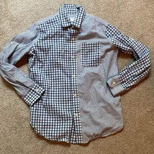 Gap kids gingham button down shirt XL